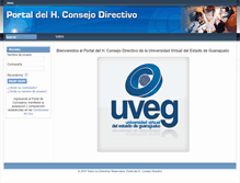 Tablet Screenshot of consejeros.uveg.edu.mx